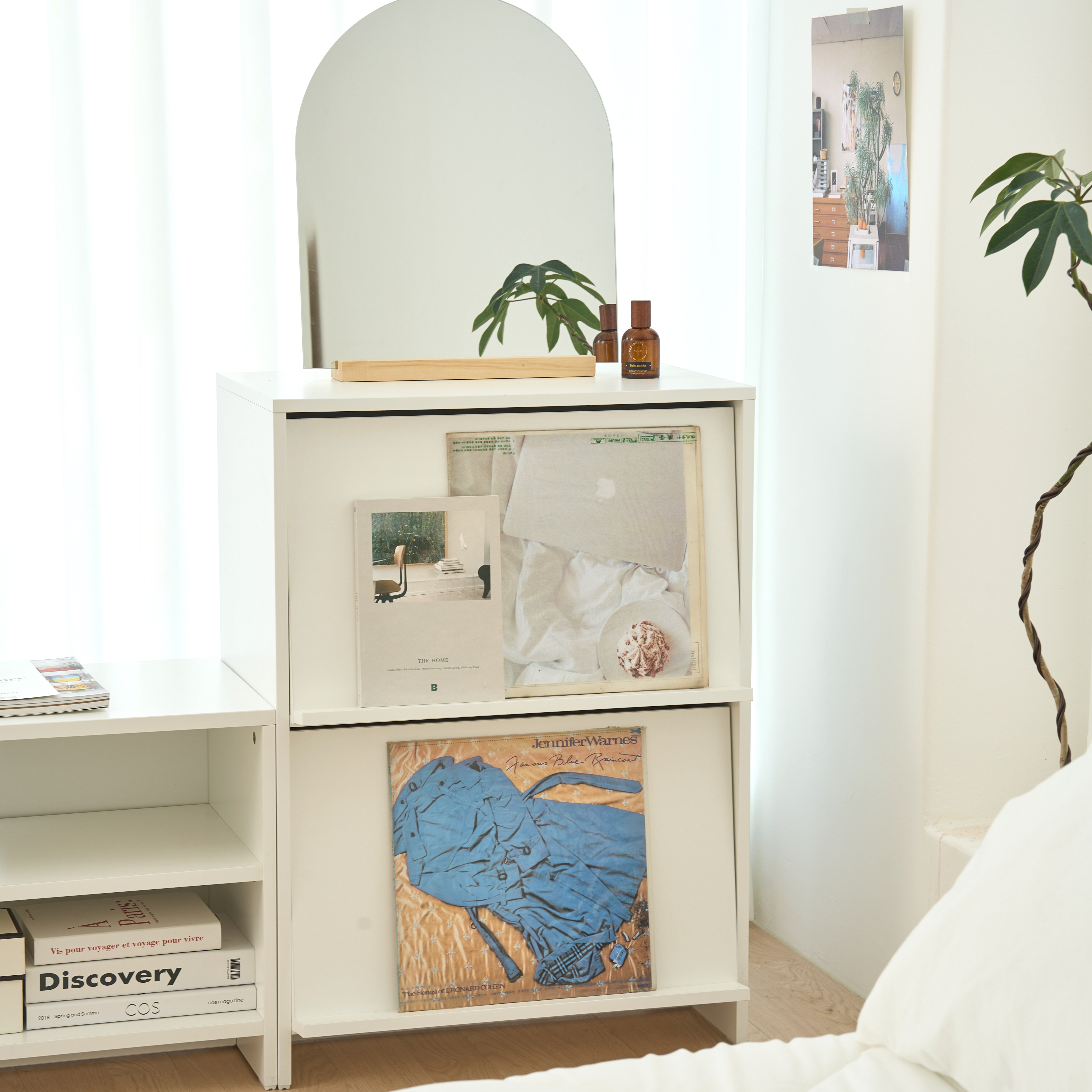 [모노폴리오] 헤이 매거진랙 2단 수납장, 에어화이트 79,000원