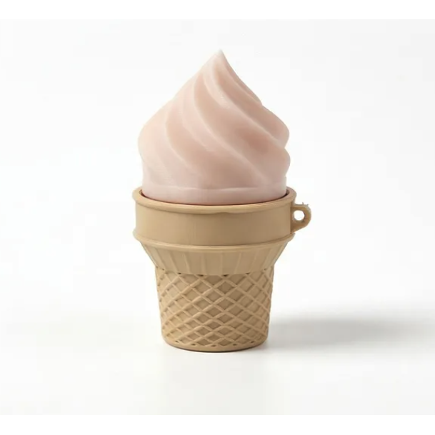 [선물추천] 귀여운 아이스크림 3D 프린팅 클리커 스위치 키캡 키링 6,900원