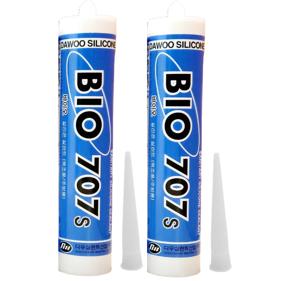 퀵마켓 욕실용 실리콘 바이오 707(노즐 포함, 안전포장), 반투명, 2개 11,500원