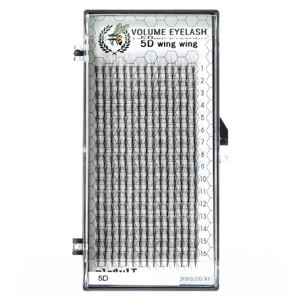 미앤비즈 볼륨 아이래쉬 5D 윙윙 속눈썹 JC컬 11mm, 1개, 단일색상 12,000원