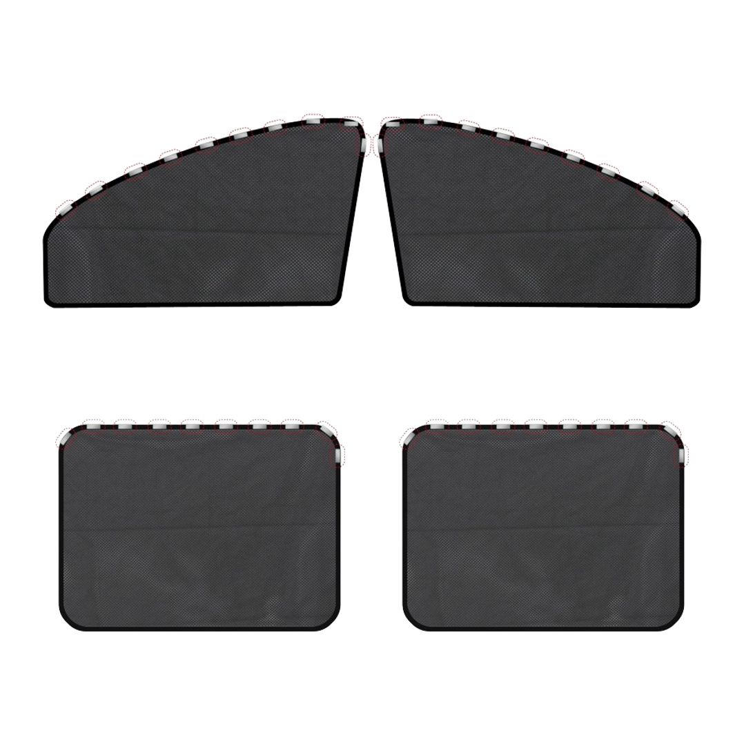 편한생활연구소 차량용 햇빛 가리개, 앞좌석2P + 뒷좌석2P 8,390원