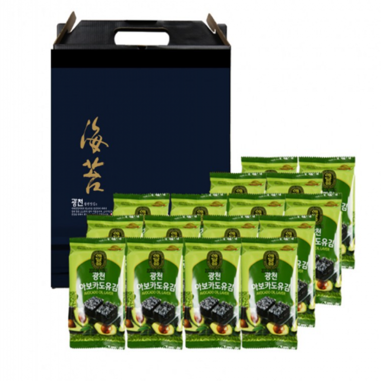EA 2026 명절 광천김선물세트 아보카도유 설선물 도시락김선물세트 16봉 손잡이선물세트 선물용김추천 식탁 16,810원