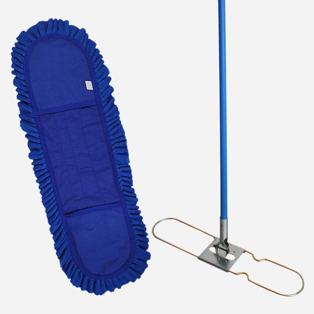 월드크린 리스킹 물 걸레 60cm 블루 + 판자루 철 150cm 세트 17,500원