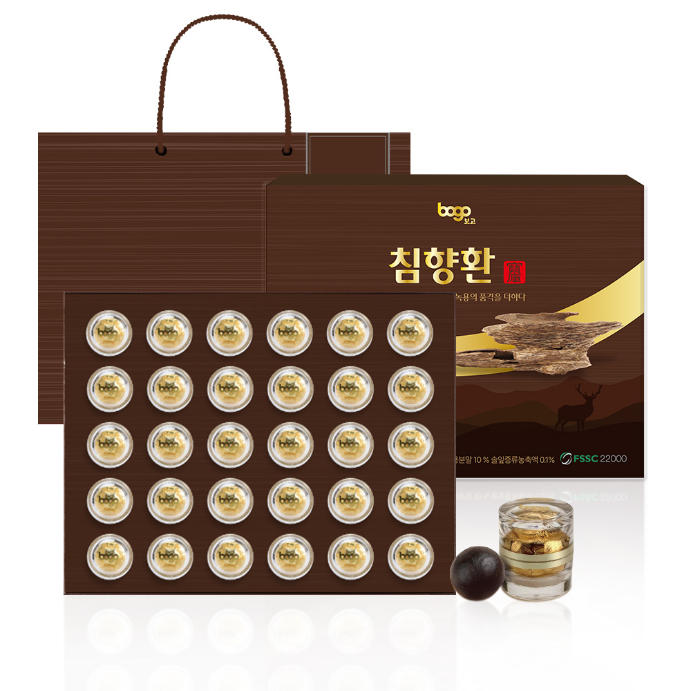 보고 침향환 선물세트 침향 녹용 홍삼 한방 프리미엄 선물, 120g, 30개 140,000원