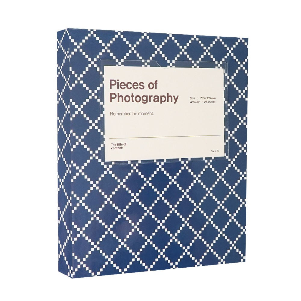 문구백서 데일리 바인더 접착식 패턴 포토앨범 25매 17,500원