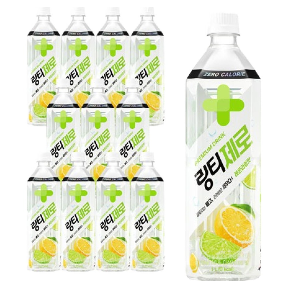 링티 링티제로 레몬라임맛, 1L, 12개 18,000원