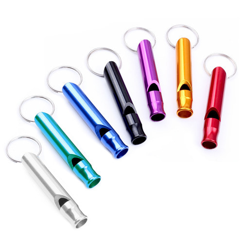 [1+1+1] 호신용호루라기 3개 (칼라 스텐 호루라기 1호 1P+1P+1P=3P) 휴대용 호신용품 경보기 경보음 스포츠 호각 휘슬 호신벨 4,810원