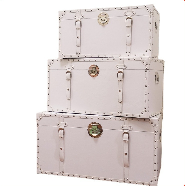 유니픽스 북유럽 빈티지 수납 정리함 박스 자물쇠 상자 보관함 수납함 사물함 수납상자 169,200원