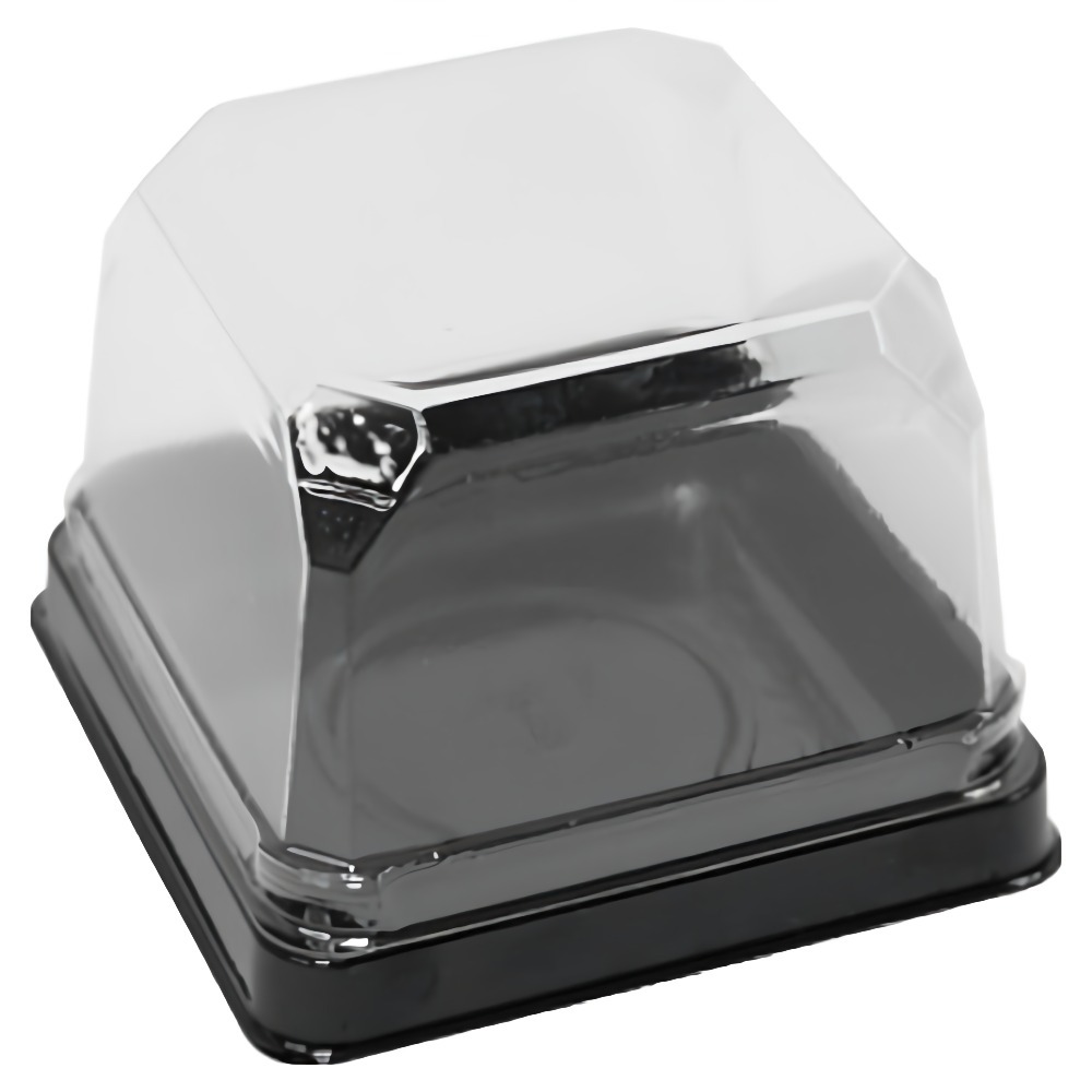 제이팩토리 사각 화과자 PET 1구 포장용기, 블랙, 50개 7,370원