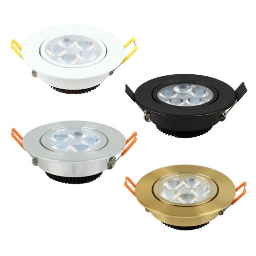 LED 타공 7cm(3인치) 5W 일체형 회전 매입등 매립등 플리커프리 4,900원