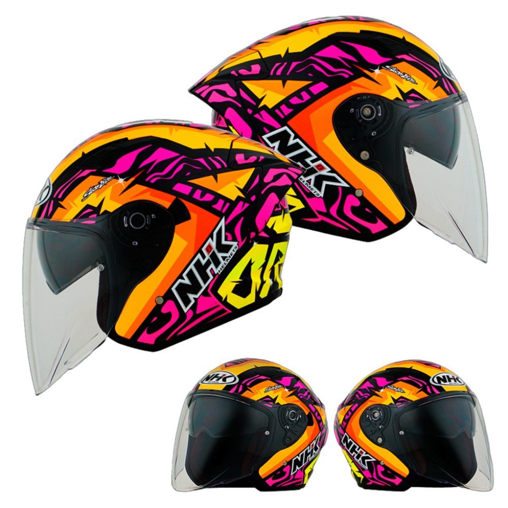 NHK S1 GP PRO 헬멧 오픈페이스 듀얼바이저 바이크 오토바이 헬멧 이반오르톨라#4 블랙오렌지, 이반오르톨라#4 블랙오렌지 [ XXL ] 140,000원