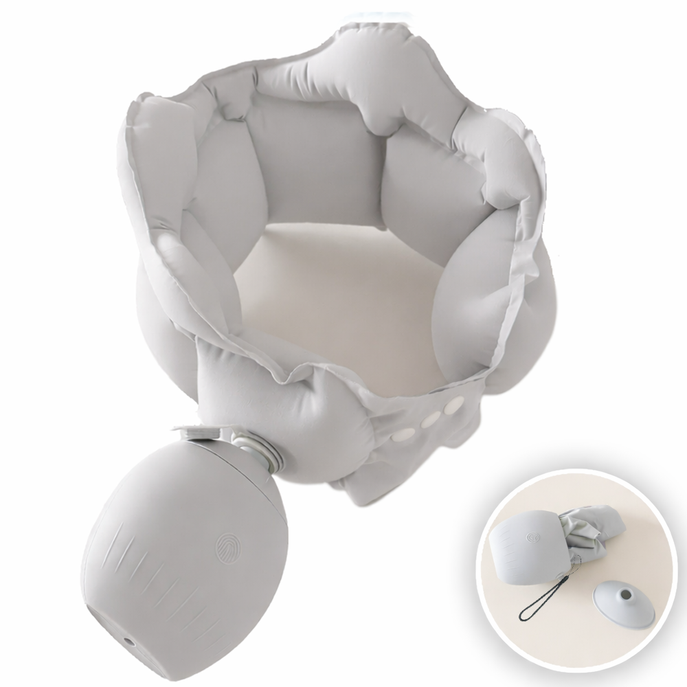 다세코 여행용목베개+펌프파우치+스트랩 기내용 목베개 공기주입 에어목베개 휴대용 머리받침 목 지지대 12,900원