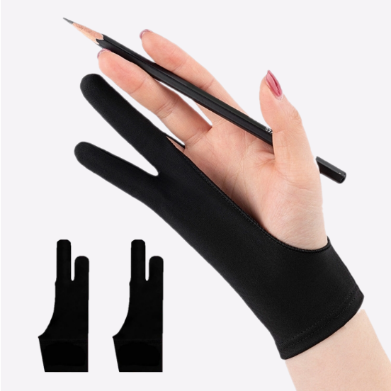 드로잉 장갑 오픈형 블랙 2pcs 3,900원