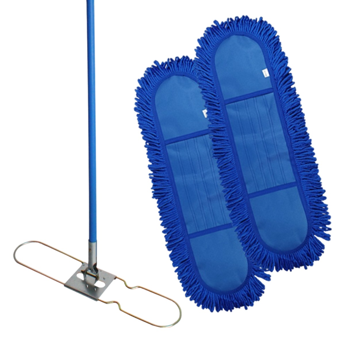 월드크린 극세사 칼트 리스킹 걸레 105cm 블루 2p + 판자루 150cm 35,500원