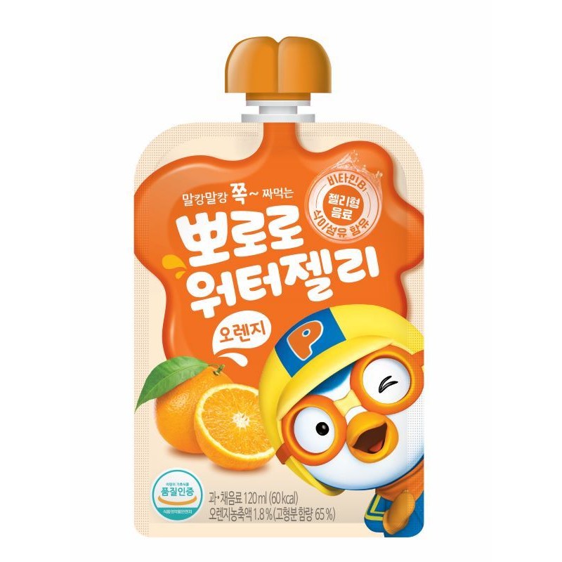팔도 뽀로로 워터젤리 120ml x10개입 오렌지맛 어린이 키즈음료 10,350원