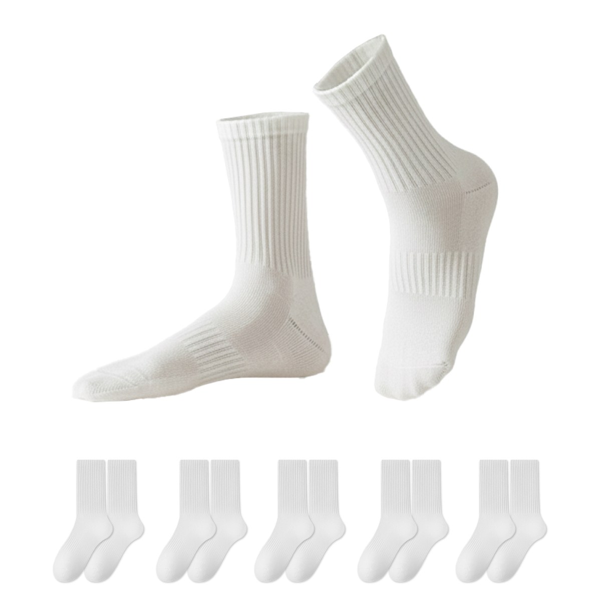 발품양말 두꺼운 저압박 쿠션 장목 양말 5켤레 29,900원