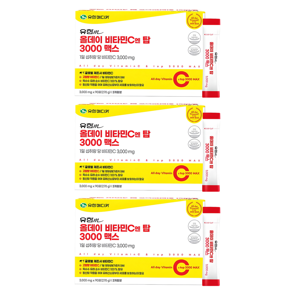 유한메디카 올데이 비타민C 엔 탑 3000 맥스 90p 34,740원