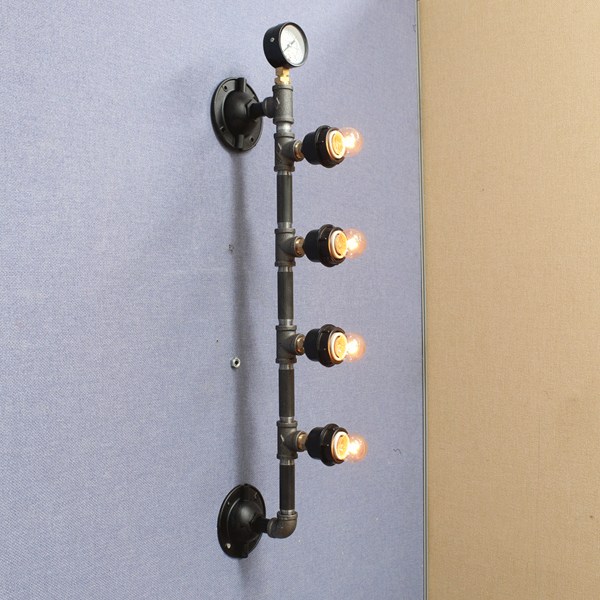 미도라이팅 수도파이프벽등 루이스4등벽등 흑관 벽등 빈티지벽등 인더스트리얼조명 181,900원