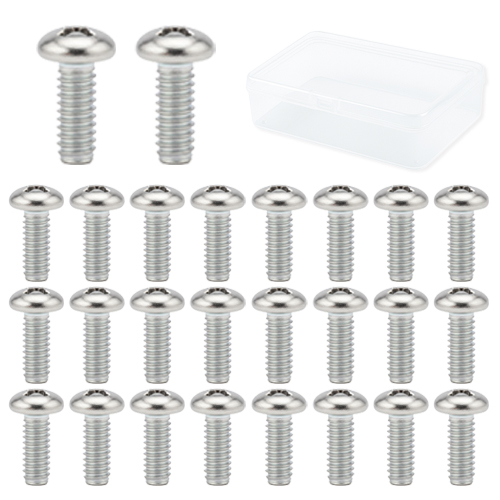 OON 탄소강 둥근머리 볼트 26p + 투명케이스 세트, 1세트, M6, 60mm 5,900원