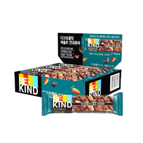 비카인드 다크초콜릿 씨솔트 견과류바 1+1 8,130원