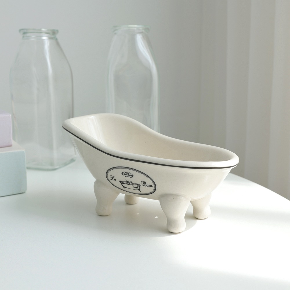 케이트가든 세라믹 욕조 미니어처 앤틱 비누받침 12,700원