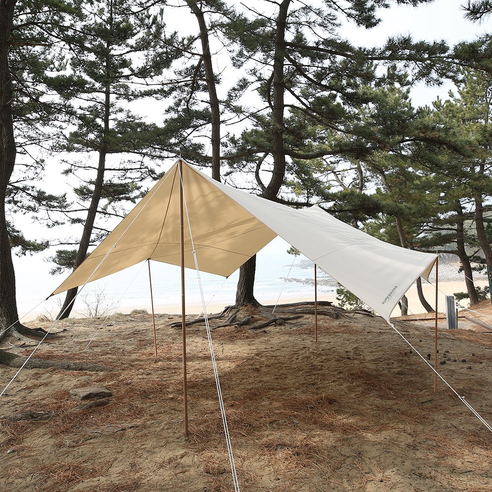 네이처하이크 슈퍼 쉐이드 면타프 감성 캠핑 렉타타프, 베이지 79,000원