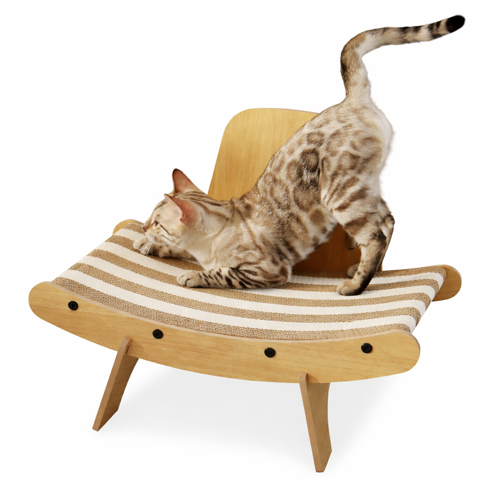 푸뜨 대형 소파형 고양이 골판지 스크래쳐, 캣 소파 스크래처 긁는 놀이 하우스, 1개, 브라운 13,900원