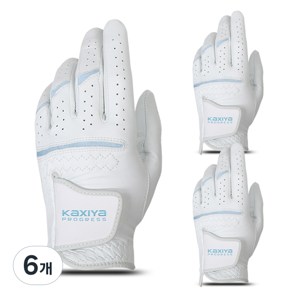 [KAXIYA] 카시야 올양피 골프장갑 남성용 왼손 3장, 6개, 화이트 41,150원