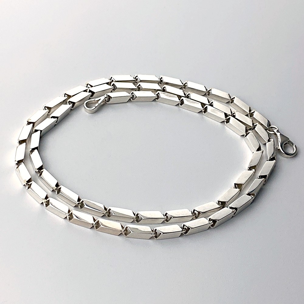 르제이실버 대나무 실버 체인 목걸이 커플 남자 여자 은목걸이 633,000원