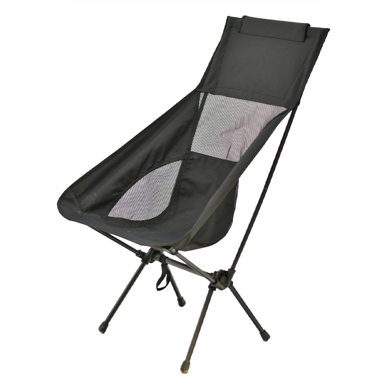 Frokom 초경량 접이식 캠핑의자 휴대용 아웃도어 피크닉 감성 캠핑체어, 1개, 블랙, 현재가 22,210원