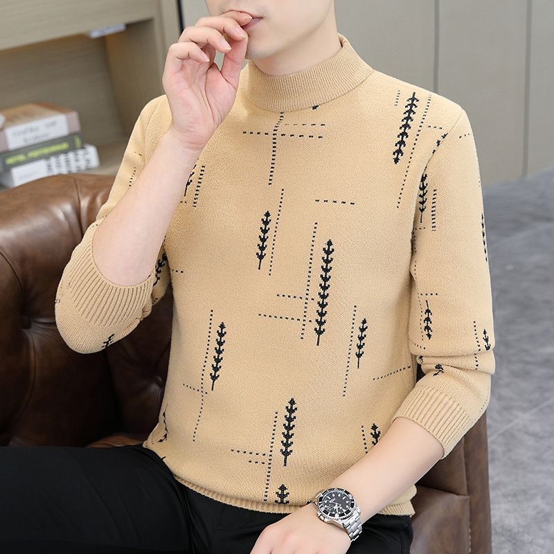 KAQIA 남성 긴팔 니트 스웨터 스판 루즈핏 스웨터 상의 패션 남자 스웨터 MR1012 10,900원