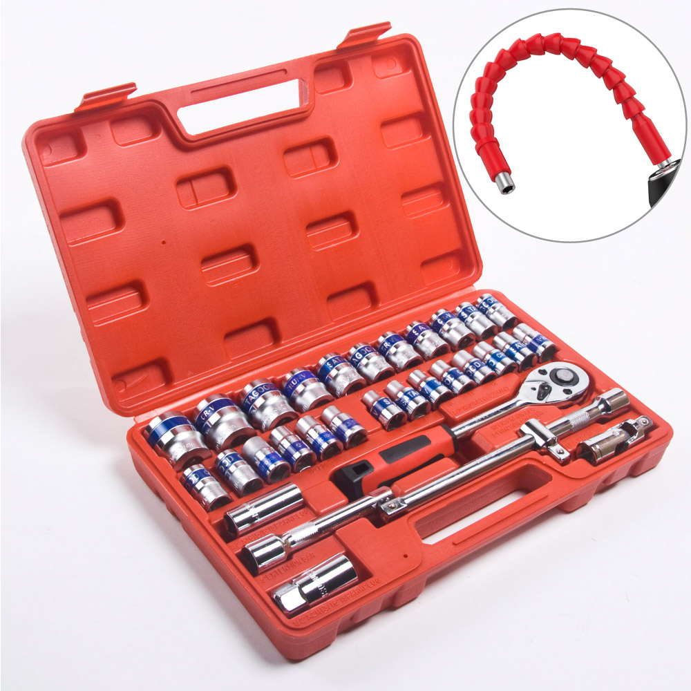 더블헥사곤 32종 공구세트 복스 소켓렌치+플렉시블 익스텐션, 1세트 52,500원