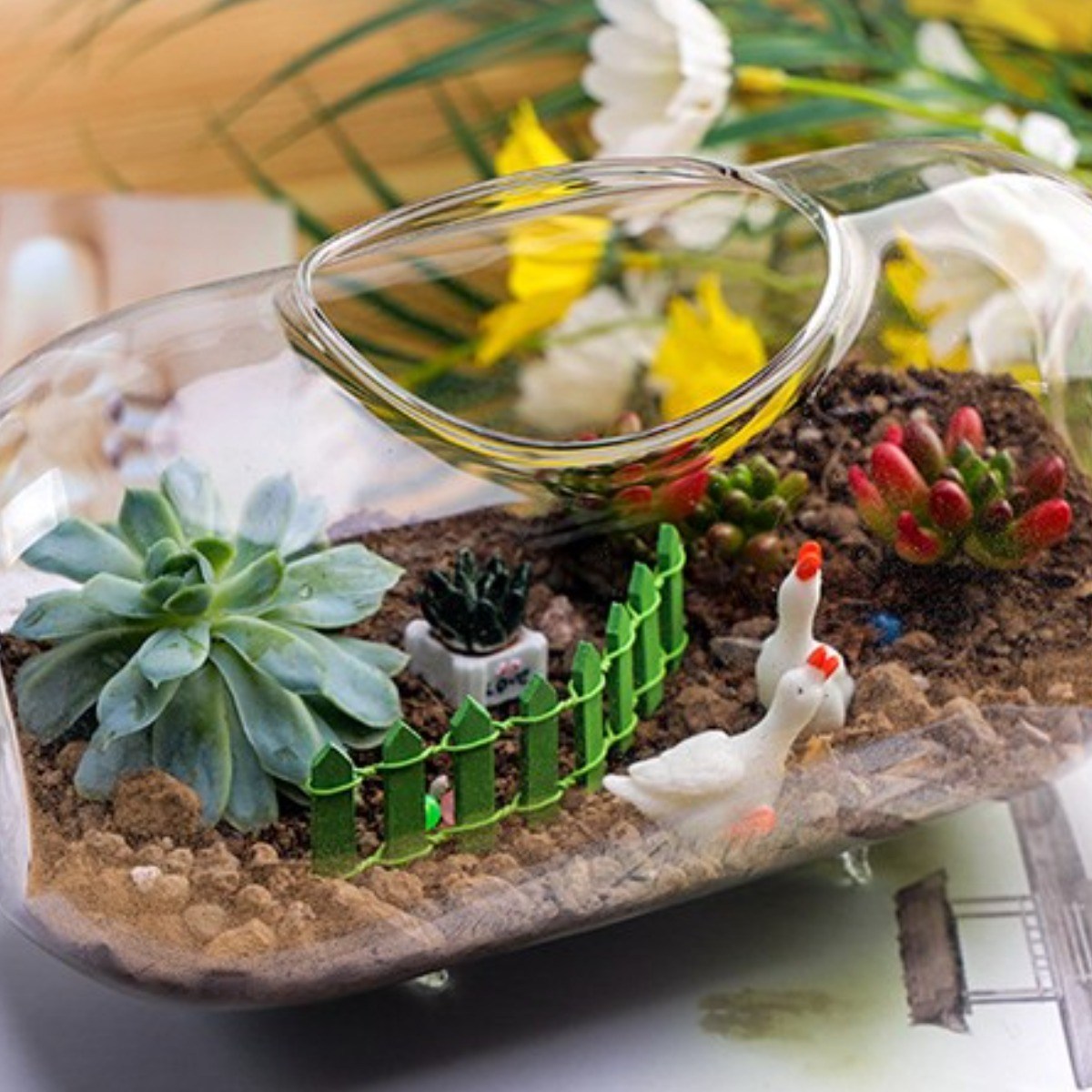 테라리움 어항 용기 유리볼 원통형유리병 이끼만들기 재료 케이스 미니분재 9,800원