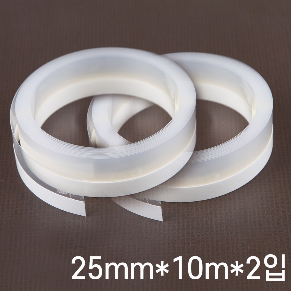 외풍 차단 틈새막이 벌크 투명문풍지 25mm*10m  창문 창틀 현관 바람막이 방풍 7,600원