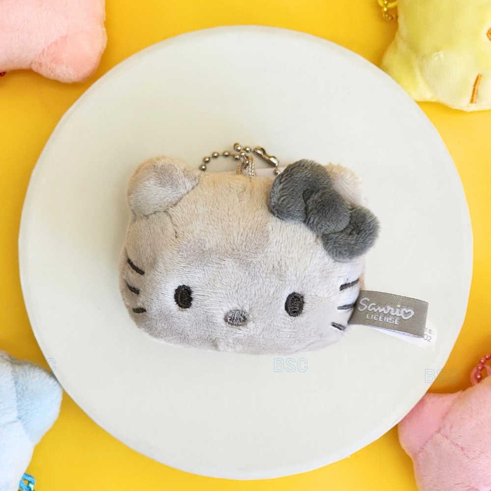 BSC 산리오 헬로키티 얼굴 컬러5종 인형 미니 가방장식 키링 열쇠고리 가방고리 키홀더 8,100원
