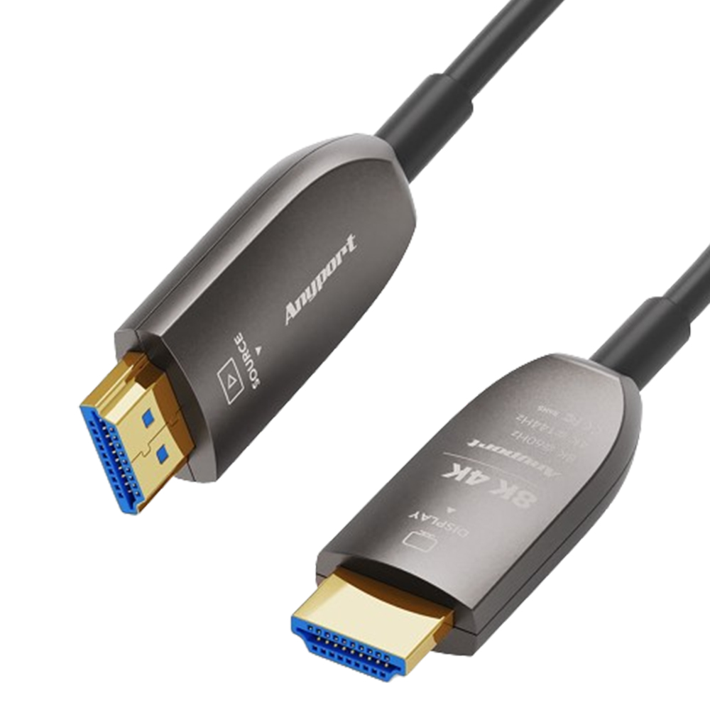애니포트 HDMI 2.1 8K 60hz 금도금 칩셋 AOC 광섬유 케이블, 1개, 25m 42,700원