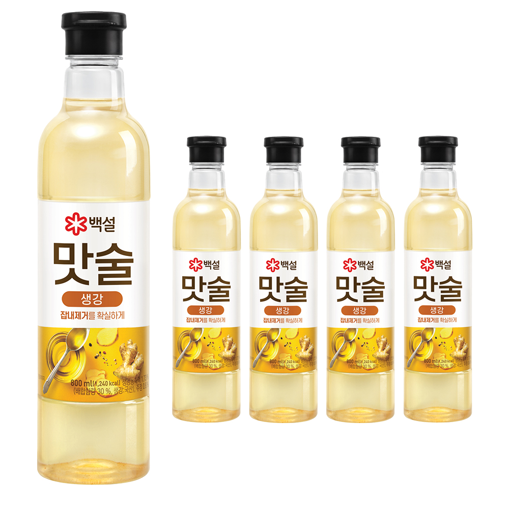 백설 맛술, 800ml, 5개 17,040원