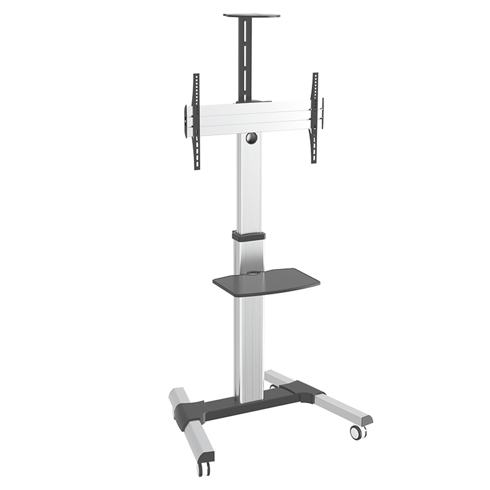 엘디엘마운트 이동형 높이조절 TV 스탠드 이동식 티비 거치대 실버 321,000원
