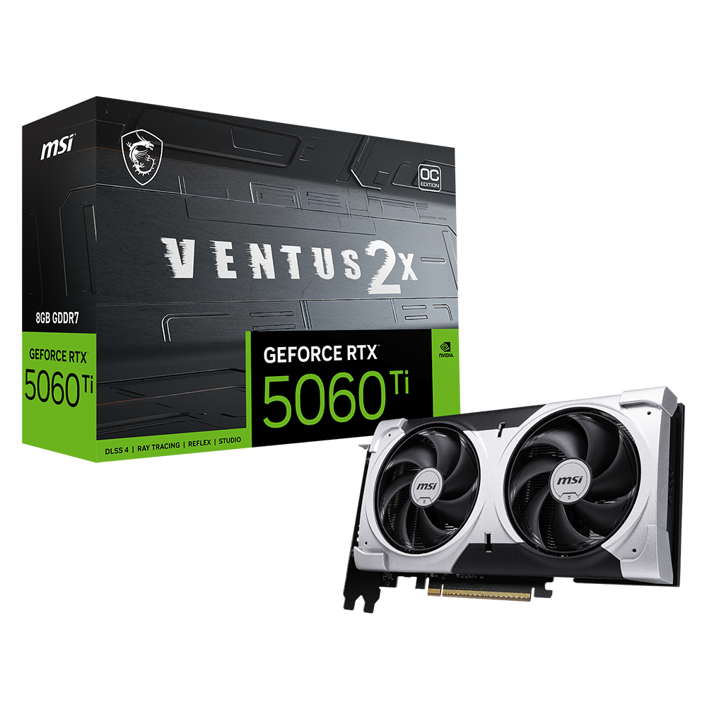 MSI 지포스 RTX 5060 Ti 벤투스 2X OC 플러스 D7 8GB 609,000원