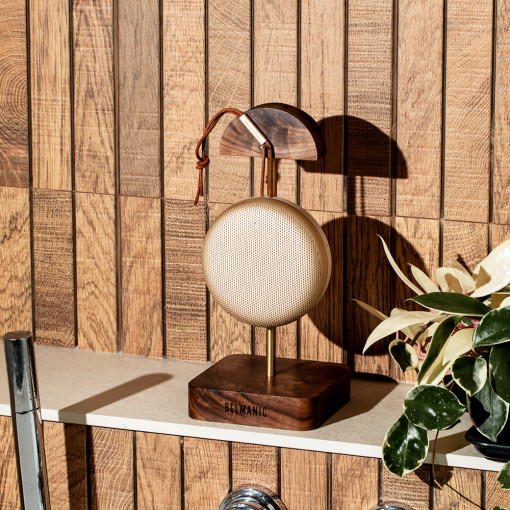 벨마닉 원목 황동 스피커 헤드폰 헤드셋 스탠드 거치대 스피커 480,000원