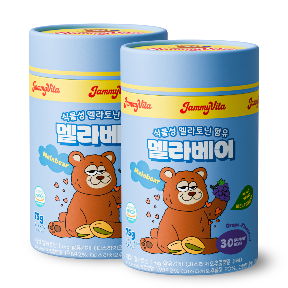 식물성 어린이 멜라토닌 젤리 멜라베어, 2박스, 30정 48,000원