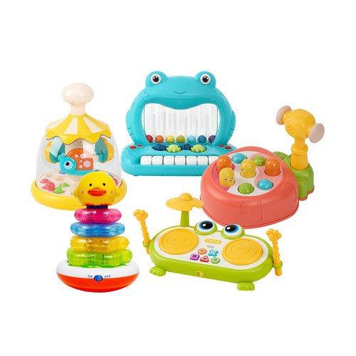 [캐스B] 플레이 뉴베이비 토이5종(1882set) 아기 유아 음악 멜로디장난감 소근육발달 102,400원