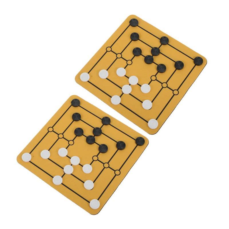 나인 맨즈 모리스 보드 게임 전략 두뇌 티저 휴대용 여행 가족 모임 체스 33,100원