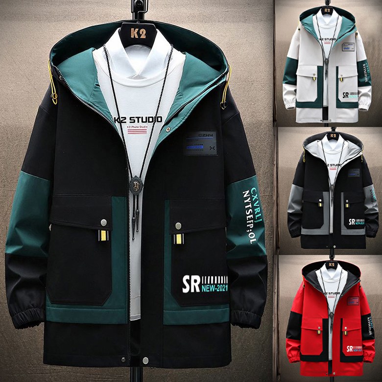 남성 후드집업 기모 바람막이 자켓 캐주얼 패션 루리스 아웃도어 점퍼 가을 겨울 외투 28,500원