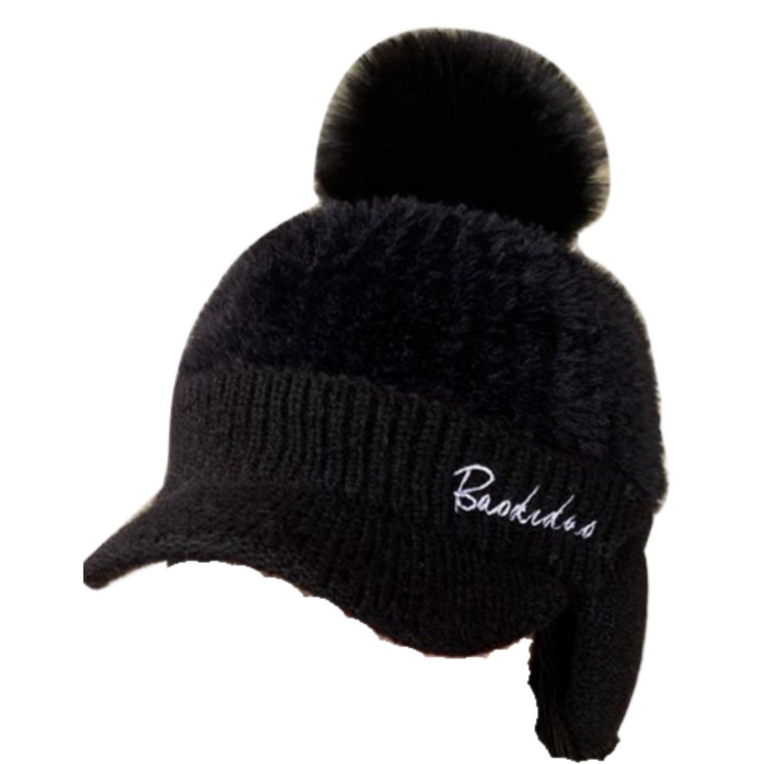 온리코 방한 니트 방울 귀달이 겨울 볼캡 모자 8,900원