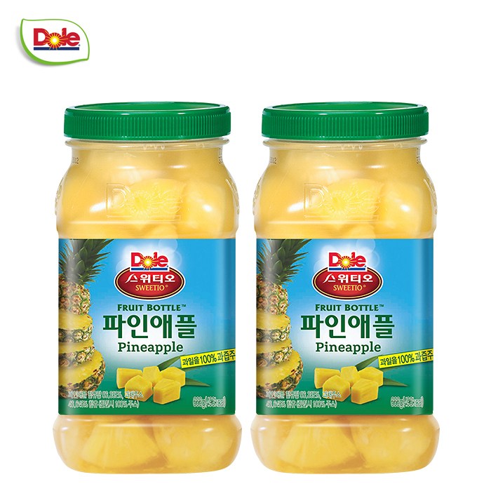 Dole 돌 후룻바틀 파인애플 666gx2개/과일통조림 13,660원