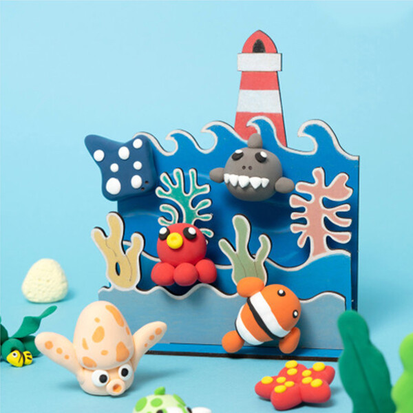 클레이 바다속 풍경 클레이아트 지점토 만들기 3,800원