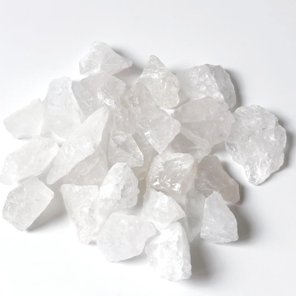 천연 클리어쿼츠 백수정 러프 원석 힐링 파워 명상 차크라 스톤, 300g, 1개 17,200원