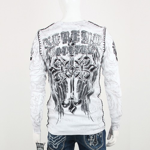 기사미 간지 날개 긴팔티 타투패션 할리패션 어플릭션제작 엑스비어 X1787I White 65,700원