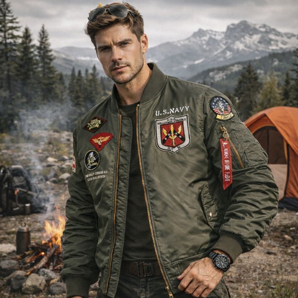 기사미닷컴 US Navy 겨울용 항공점퍼 밀리터리패션 패치Bomber 아우터 CJ00191 그린/블랙 2종 69,300원